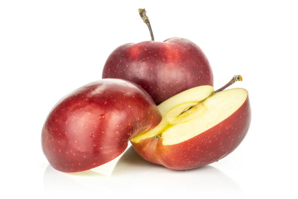 istock Fresh raw apple red delicious isolated on white 996458562
