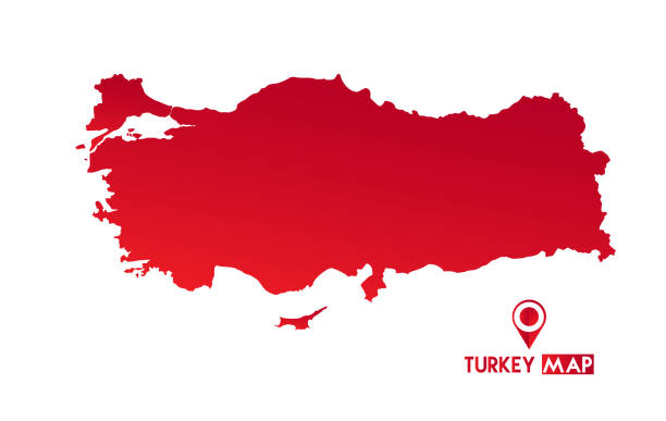 Map of turkey. High detailed vector map - turkey. Map of turkey. High detailed vector map - turkey. antakya stock illustrations