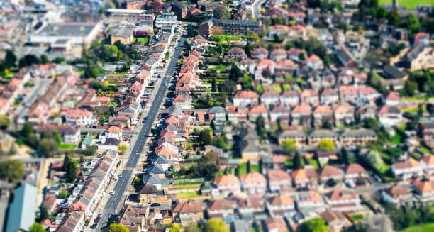 istock London suburbs from the air - tilt / shift 996481210