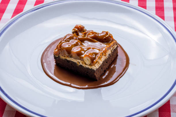 istock Brownie with ice cream and strawberries 996492748