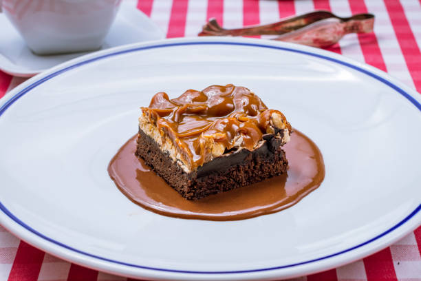 istock Brownie with ice cream and strawberries 996492990