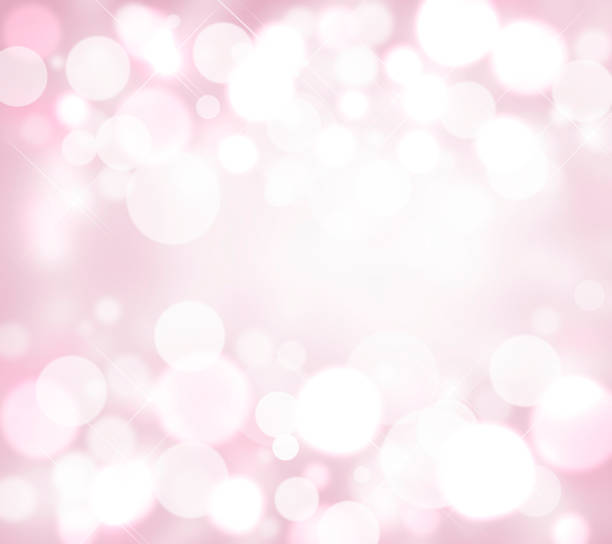 istock WHITE AND PINK BACKGROUND WITH BLURRED BOKEH, GLITTER 996493058