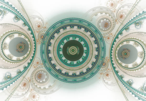 istock Abstract steampunk design, mechanical design, cogwheel engine. Modern fractal mechanical and steampunk background 996510852