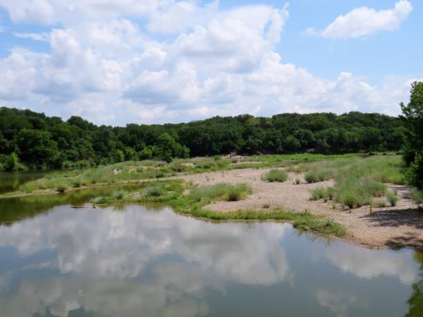 río de brazos, texas - lake texas canoe canoeing fotografías e imágenes de stock