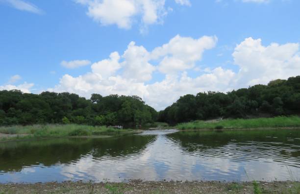 бразос - lake texas canoe canoeing стоковые фото и из�ображения