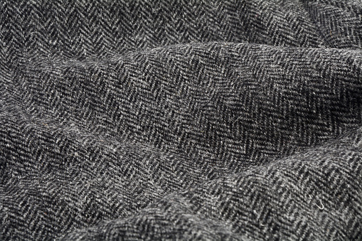 Tweed Fabric in Herringbone Tweed Fabric Texture