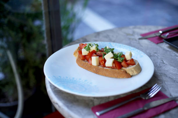 istock plate snack and turkish tea on the marble table 996560794