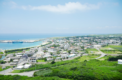 landscape from Tindahanata at Yonagunijima in Okinawa prefecture