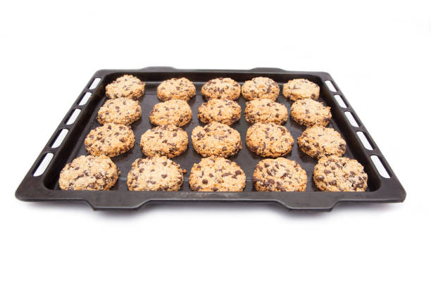 Oatmeal cookies stock photo
