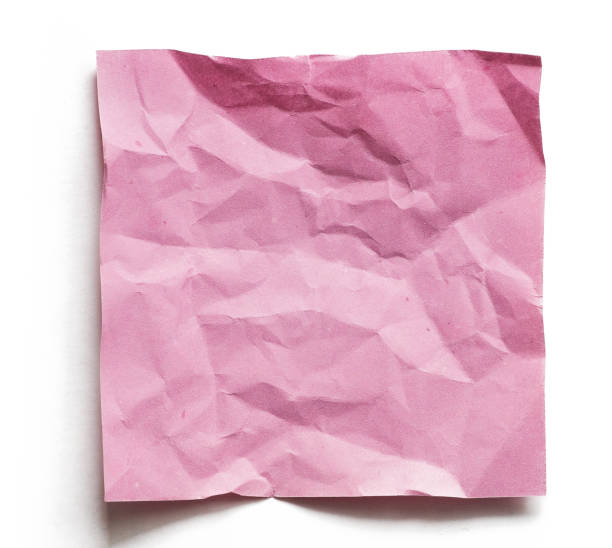 istock Crumpled Purple Note paper with blank space and shadow 996586148