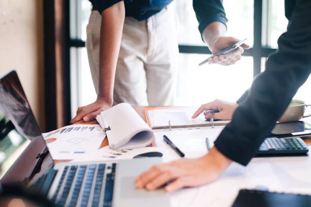 istock Business Team working planning with colleague in office. teamwork diversity and Audit concept 996614956