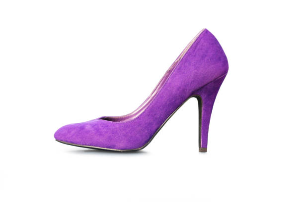 istock Side view of a pretty purple pump 996627624