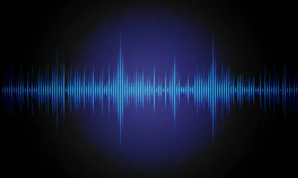 Vector illustration of Music background sound waves for equalizer. Digital waveform design. Vector illustration.