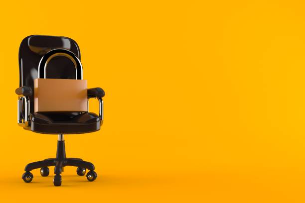 istock Padlock on business chair 996669520