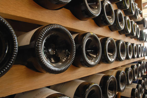 istock Bottles of wine in a cellar 996670366
