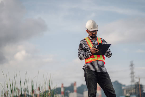 istock Asian male power plant engineer is working 996676406