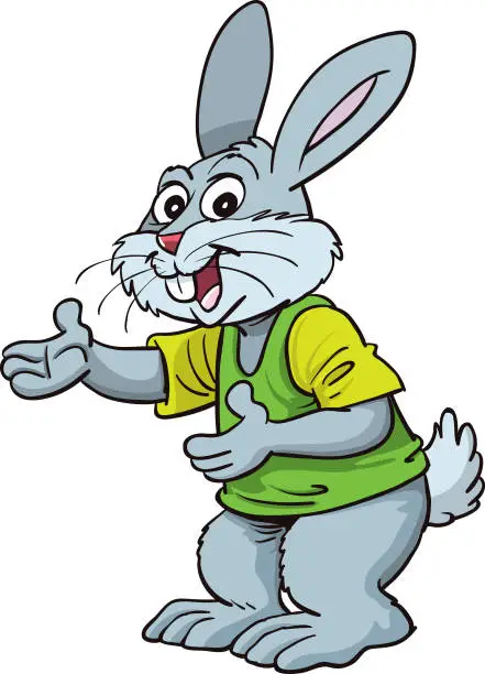 Vector illustration of rabbit