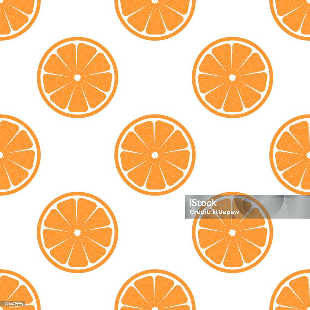 Nền Trái Cây Màu Cam Mô Hình Vector Liền Mạch Kết Cấu Cho Hình Nền ...