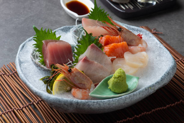 istock japanese foods sashimi (raw sliced fish, shellfish or crustaceans) 996680238