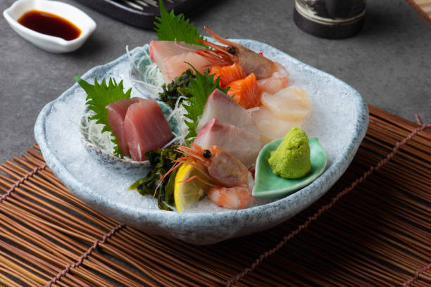 istock japanese foods sashimi (raw sliced fish, shellfish or crustaceans) 996681860