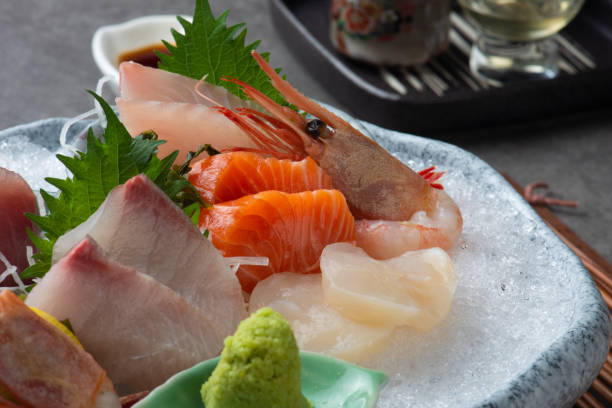 istock japanese foods sashimi (raw sliced fish, shellfish or crustaceans) 996682328