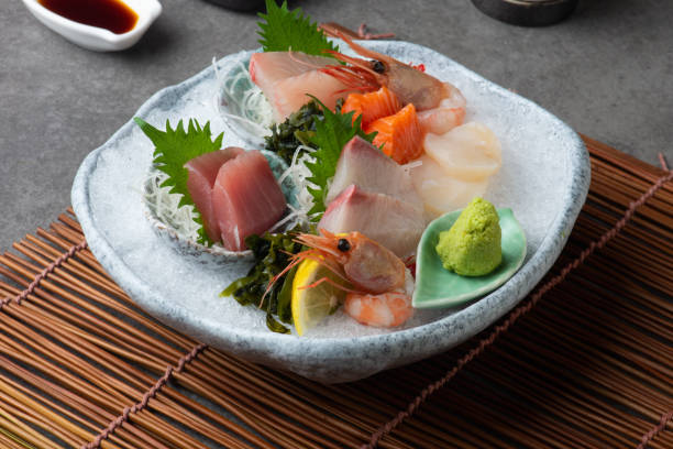 istock japanese foods sashimi (raw sliced fish, shellfish or crustaceans) 996682664