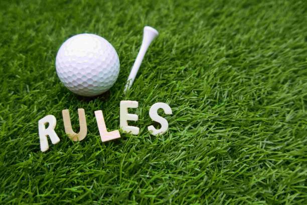 zasady gry w golfa - rules of golf zdjęcia i obrazy z banku zdjęć