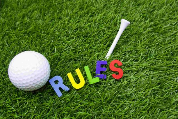 zasady gry w golfa - rules of golf zdjęcia i obrazy z banku zdjęć