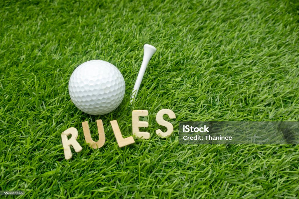 Rules of golf The rules of golf consist of a standard set of regulations and procedures by which the sport of golf should be played and prescribe penalties for rule infractions. Rules Stock Photo