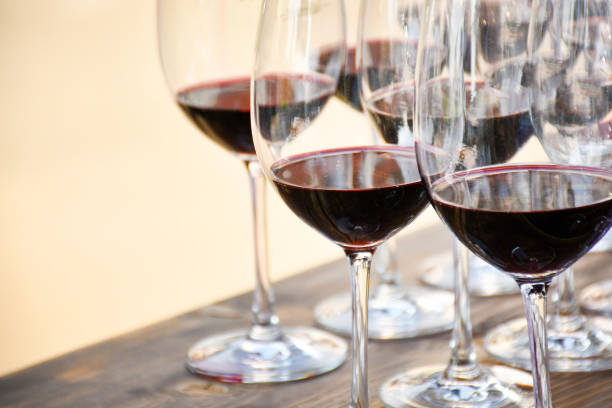istock red wine in  wine glasses 996695326