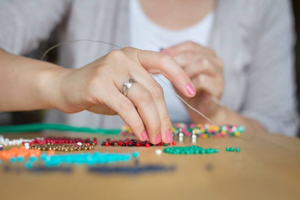 istock Much Patience For Making The Necklace 996702608