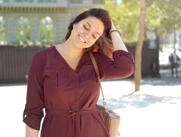 istock young woman walks in Paris 996714746