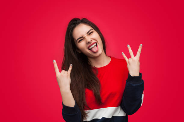 istock Funny young woman gesturing 996728700