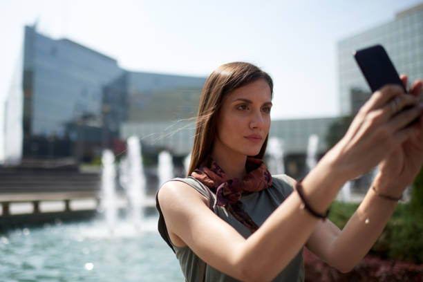 istock Young woman in the city 996737778
