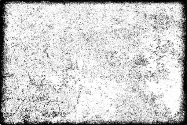 istock Grunge is black and white. Abstract monochrome background. Pattern of cracks, chips, scuffs, dust, stains 996739022