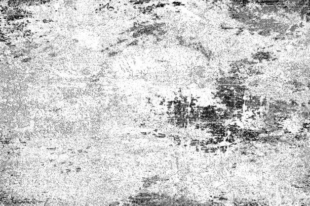 istock Grunge is black and white. Abstract monochrome background. Pattern of cracks, chips, scuffs, dust, stains 996754460