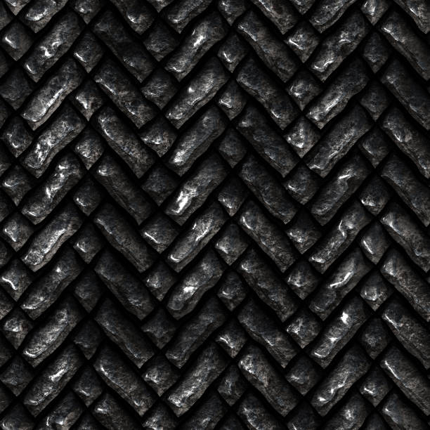 istock Seamless oxide metallic texture of dragon scales 996762024