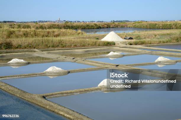 Salt Marshes Of Guérande Stock Photo - Download Image Now - Salt Basin, Salt Flat, Guerande
