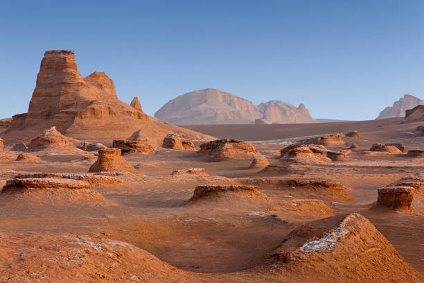 istock Rock formations known as Kalutes in the Lut Desert in Iran. 996770516