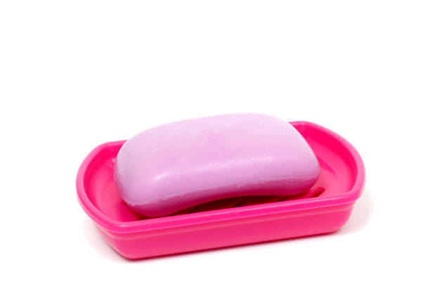 istock Soap in soap dish isolated on a white background. 996783232
