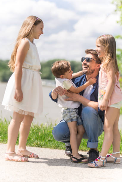 istock Happy family going for picnic 996784898