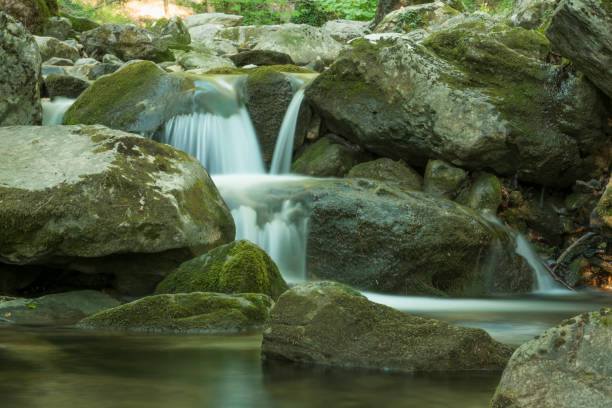 istock The beautiful waterfall in forest, spring, long exposure 996792774