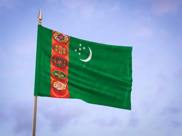 Photo of Flag of Turkmenistan