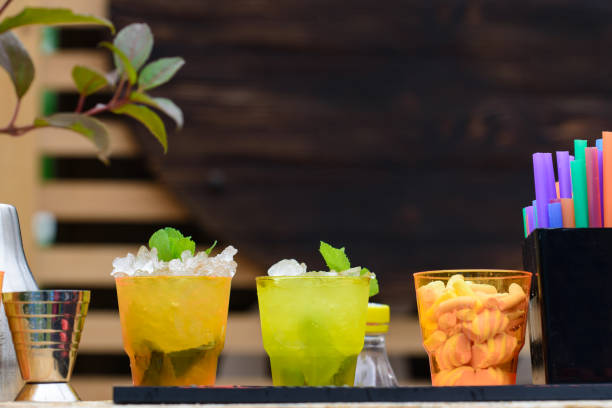 istock selective focus on cold fresh summer cocktails in glasses with s 996800990
