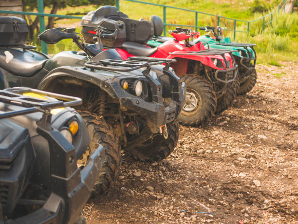 istock parked in a row several atv quad bikes extreme outdoor adventure concept 996824902