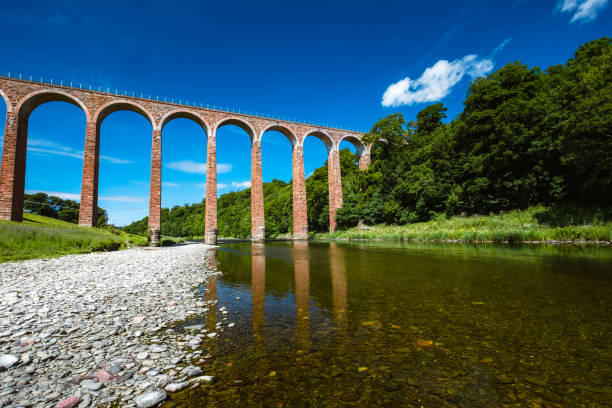 Leaderfoot Viaduct, River Tweed, Scotland