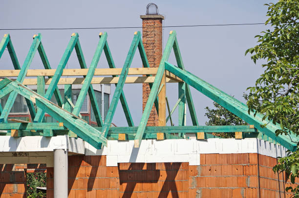 istock New roof of a house under construction 996832440