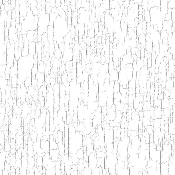 Vector illustration of Distressed seamless cracked surface texture