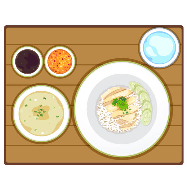 2,496 Chicken Rice Illustrations & Clip Art - iStock | Chicken rice soup,  Hainanese chicken rice, Chicken rice bowl