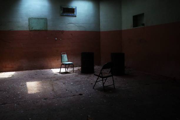 istock Lone Chairs - Moody - Abandoned Catskill Game Farm Photo Workshop 996883078